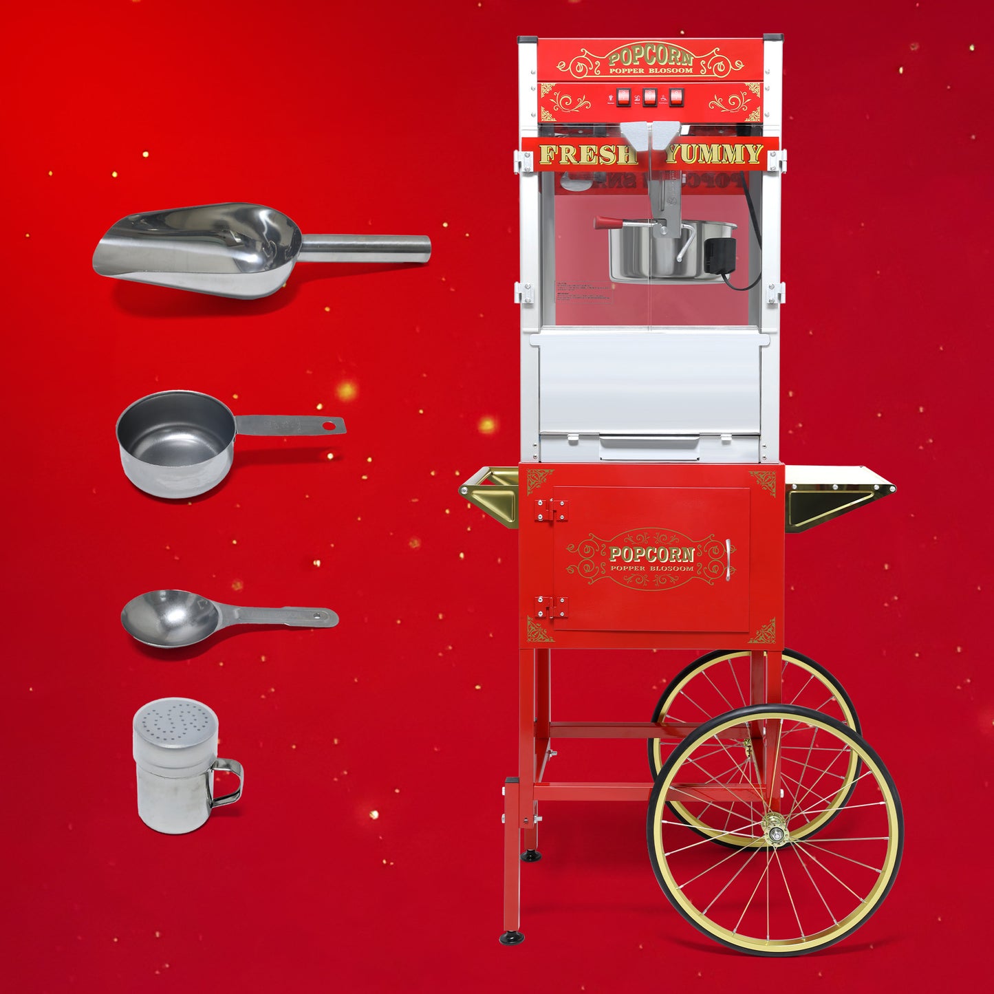 Luxury Commercial Fully Automatic Popcorn Machine