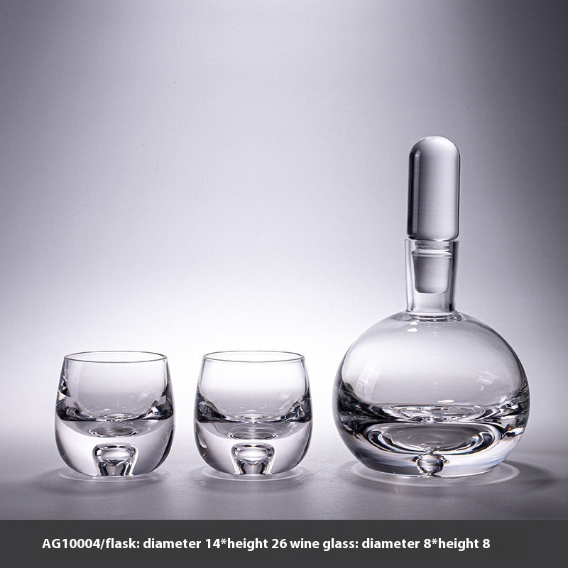 Annwa High-end Art Glass Wine Cup Wine Glass Suit
