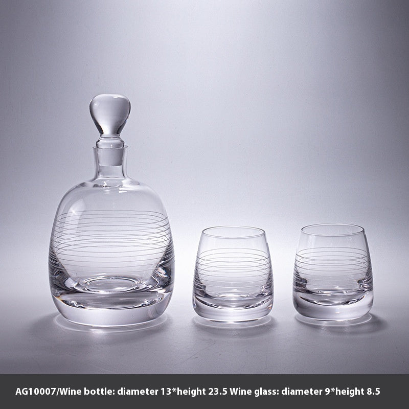 Annwa High-end Art Glass Wine Cup Wine Glass Suit