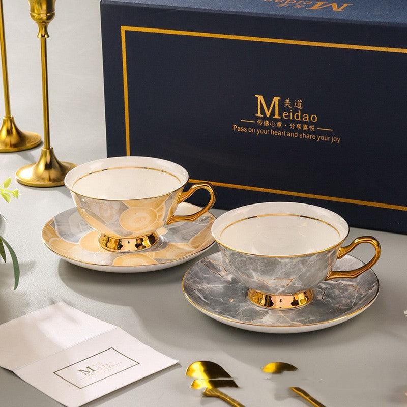 Coffee Cup High-end Exquisite Bone China Gift