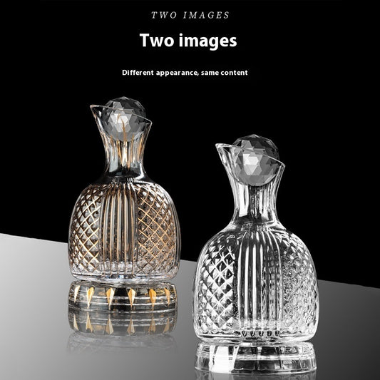 Crystal Spiral Breathing Wine Decanter Burgundy Red Wine Goblet Suit