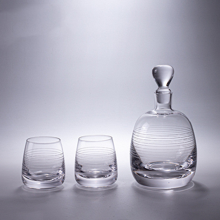 Annwa High-end Art Glass Wine Cup Wine Glass Suit