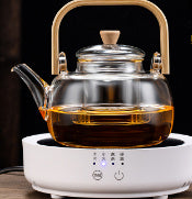 Integrated Steaming And Boiling Glass Teapot 1.3L Large Capacity