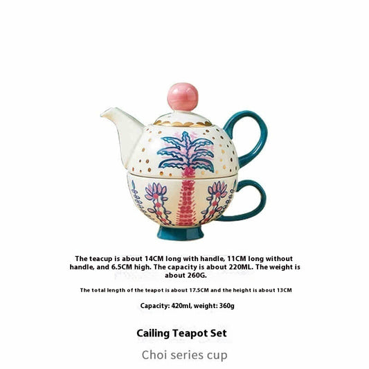 Cup Exotic Coffee Cup Suit Teapot Ceramic