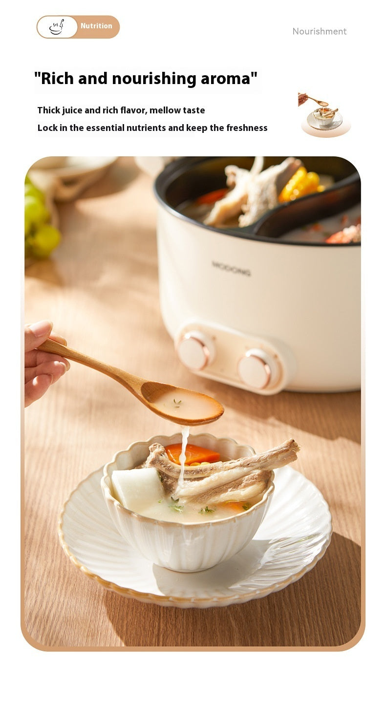 6 L 8L Large Capacity Mandarin Duck Electric Chafing Dish Household Multi-functional Integrated Dormitory Students