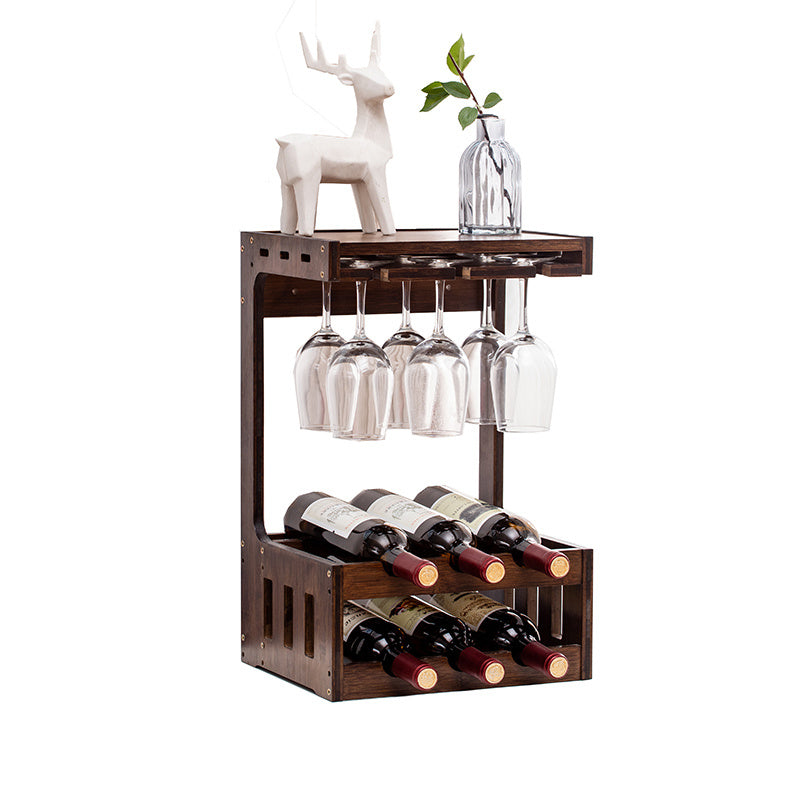 Creative Double Gun Wine Rack Hanging Wall Ornament