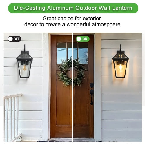 Modern Outdoor Waterproof Wall Lights Support Many Types Of Bulb-2 Packs Unavailable Platform- Temu