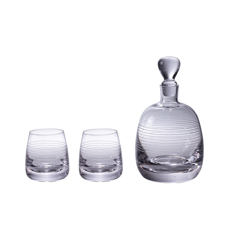 Annwa High-end Art Glass Wine Cup Wine Glass Suit