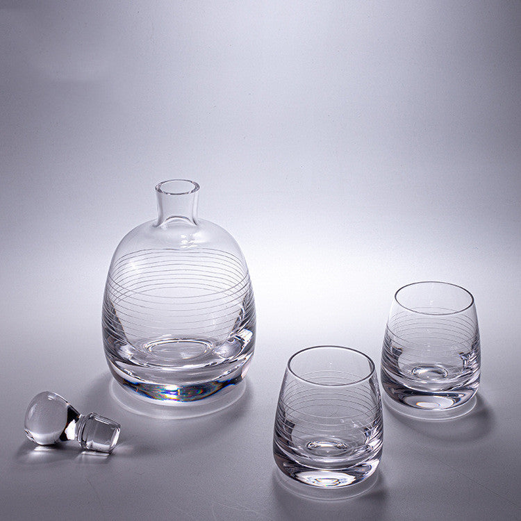 Annwa High-end Art Glass Wine Cup Wine Glass Suit