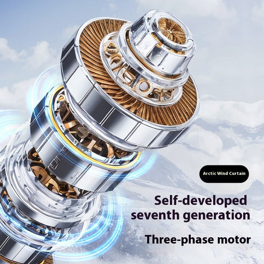 Intelligent Digital Display Bladeless Twin-turbo Ice-sensing Fan