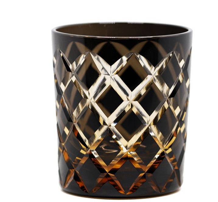 Japanese Style Edo Cut Asterism Crystal Glass