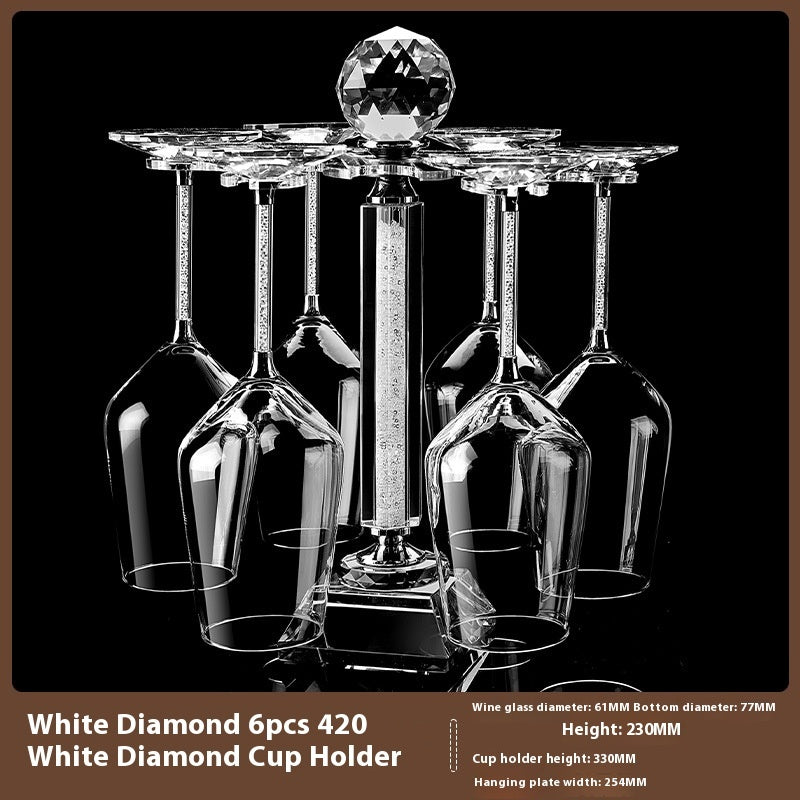 Crystal Spiral Breathing Wine Decanter Burgundy Red Wine Goblet Suit