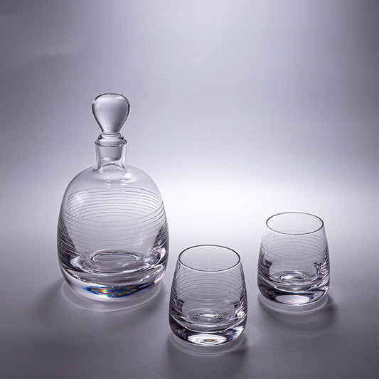 Annwa High-end Art Glass Wine Cup Wine Glass Suit