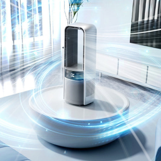 Intelligent Digital Display Bladeless Twin-turbo Ice-sensing Fan