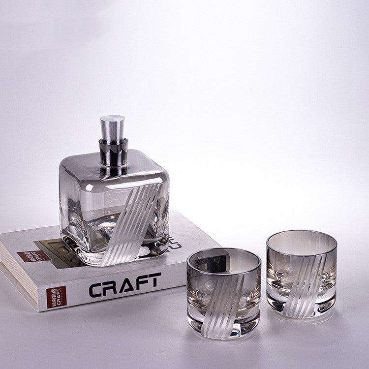 High-end Art Glass Wine Cup Wine Glass Suit