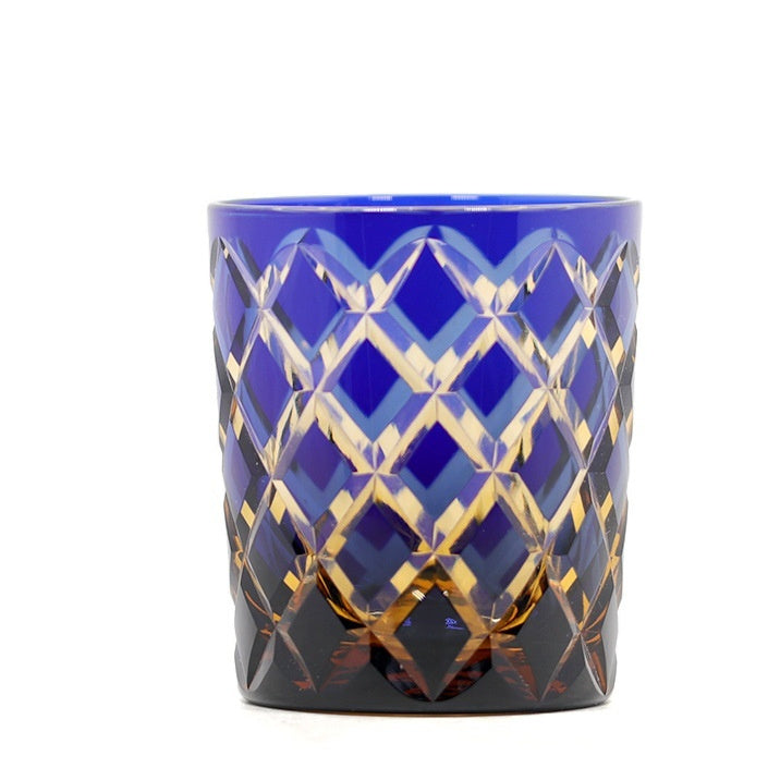 Japanese Style Edo Cut Asterism Crystal Glass