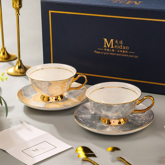 Coffee Cup High-end Exquisite Bone China Gift