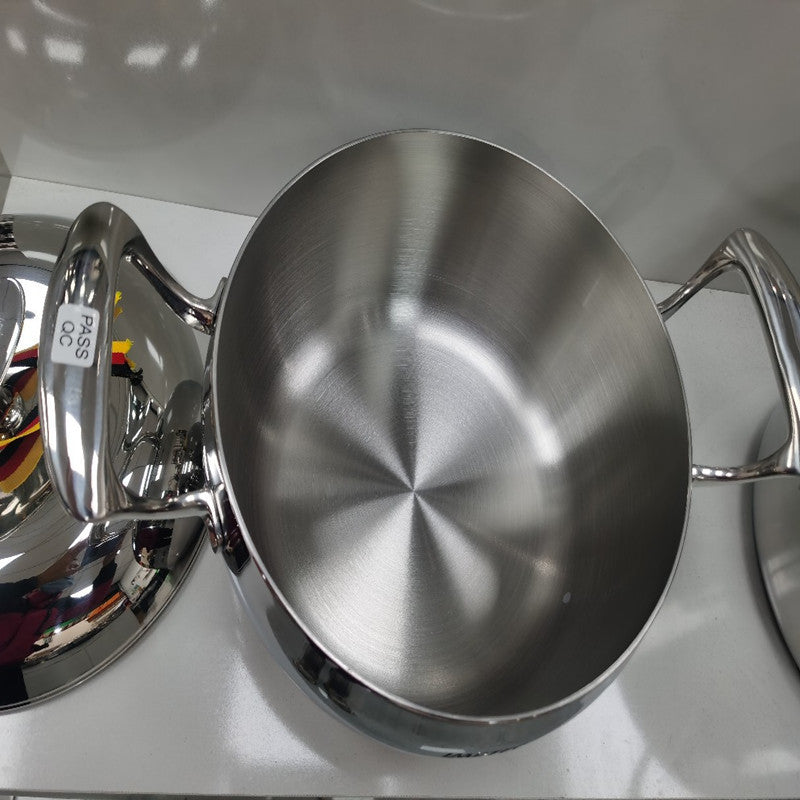 Three-layer Steel One-piece  Soup Pot