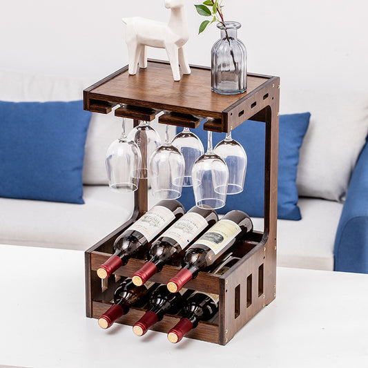 Creative Double Gun Wine Rack Hanging Wall Ornament