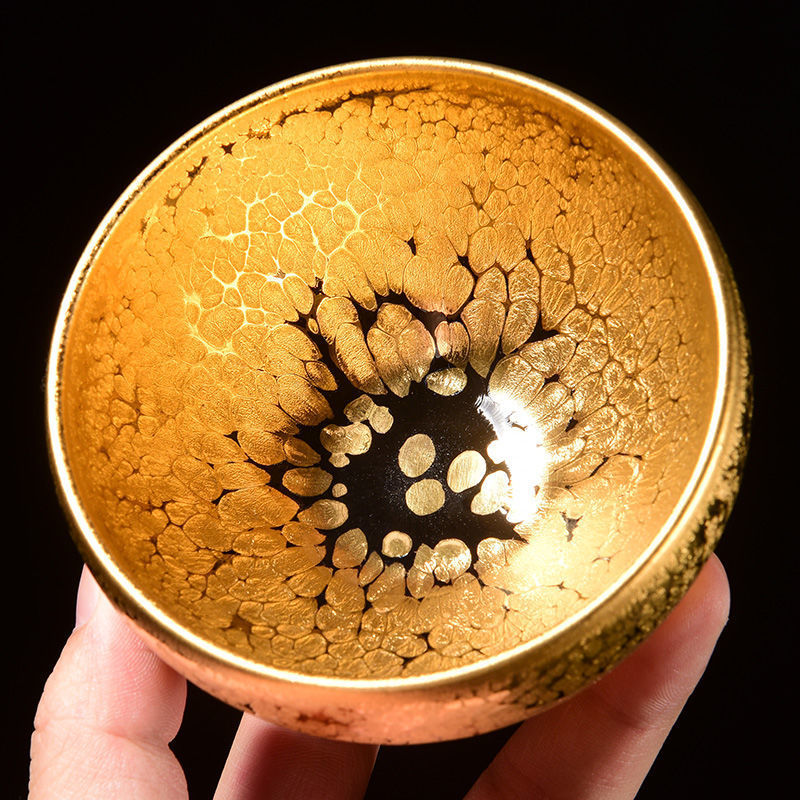 Health Care Gold Oil Drops Gilding Tea Cup