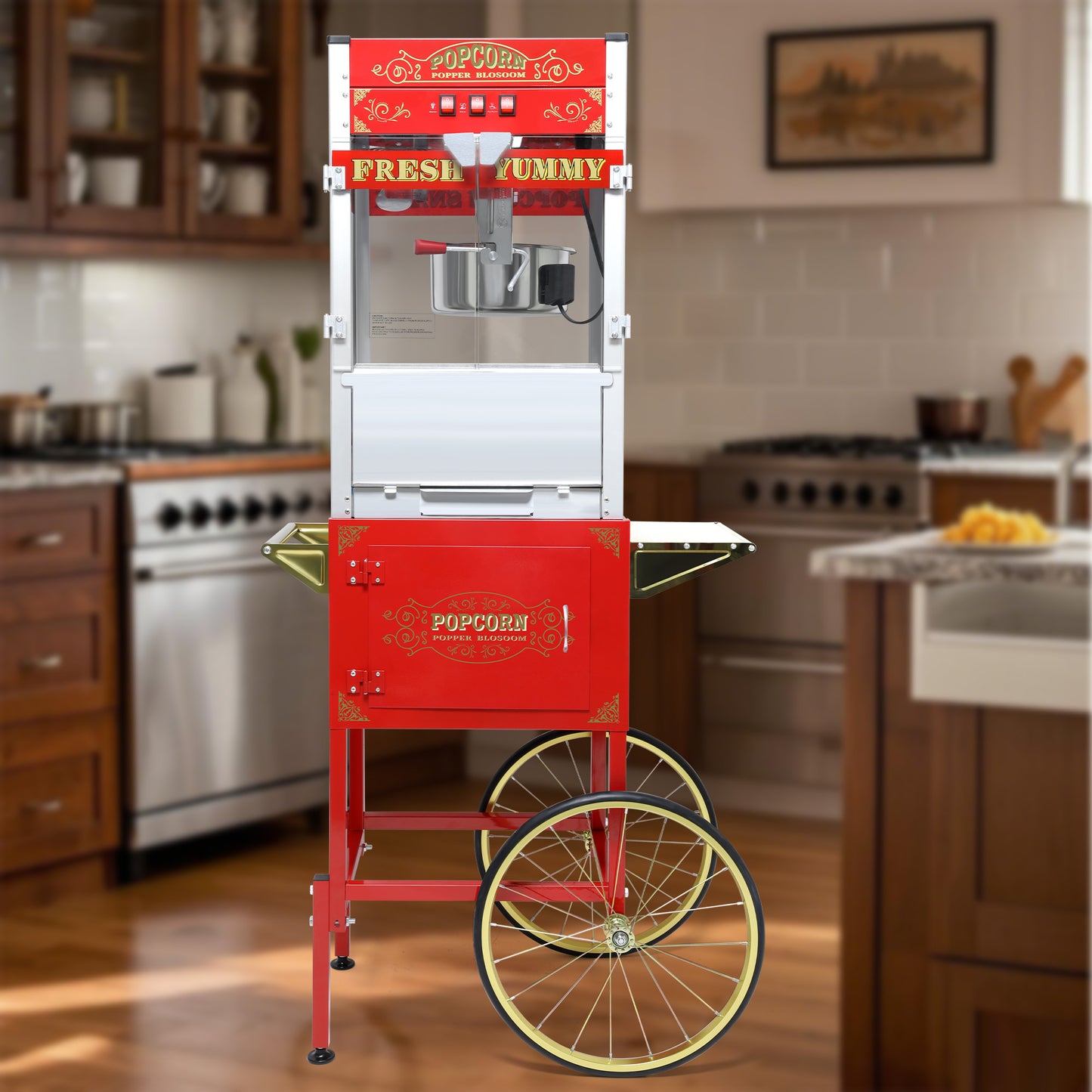 Luxury Commercial Fully Automatic Popcorn Machine