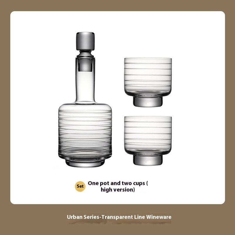 Minimally Designed High-end Glass Decanter