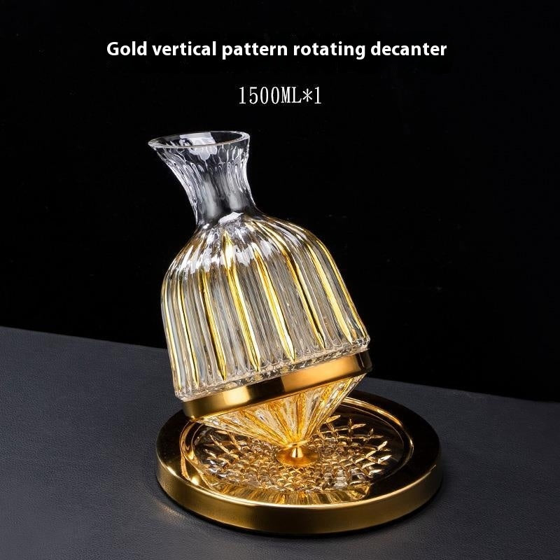 European-style Gold Crystal Glass Red Wine Goblet Suit