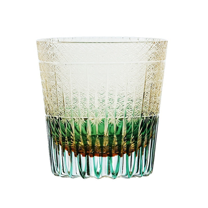 High Appearance Level Hand Carved Crystal Glass