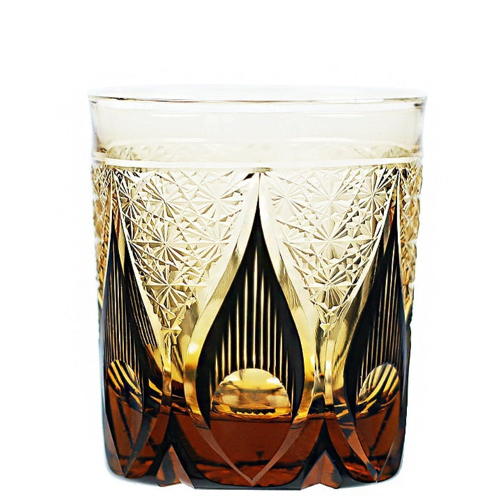 Japanese Style Edo Cut Asterism Crystal Glass