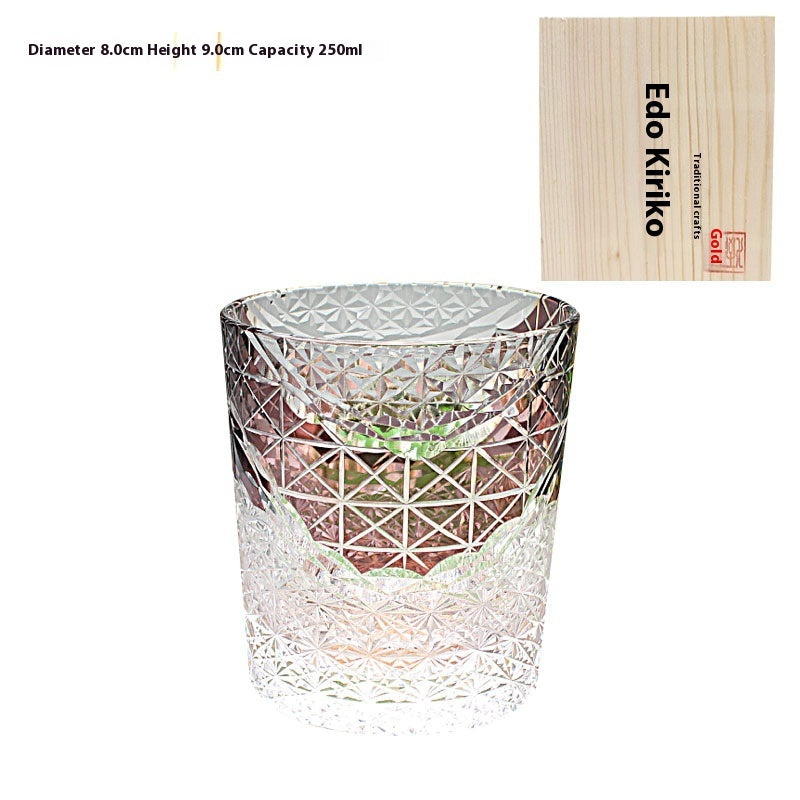 Japanese Style Handmade Carved Household Decorative Cup
