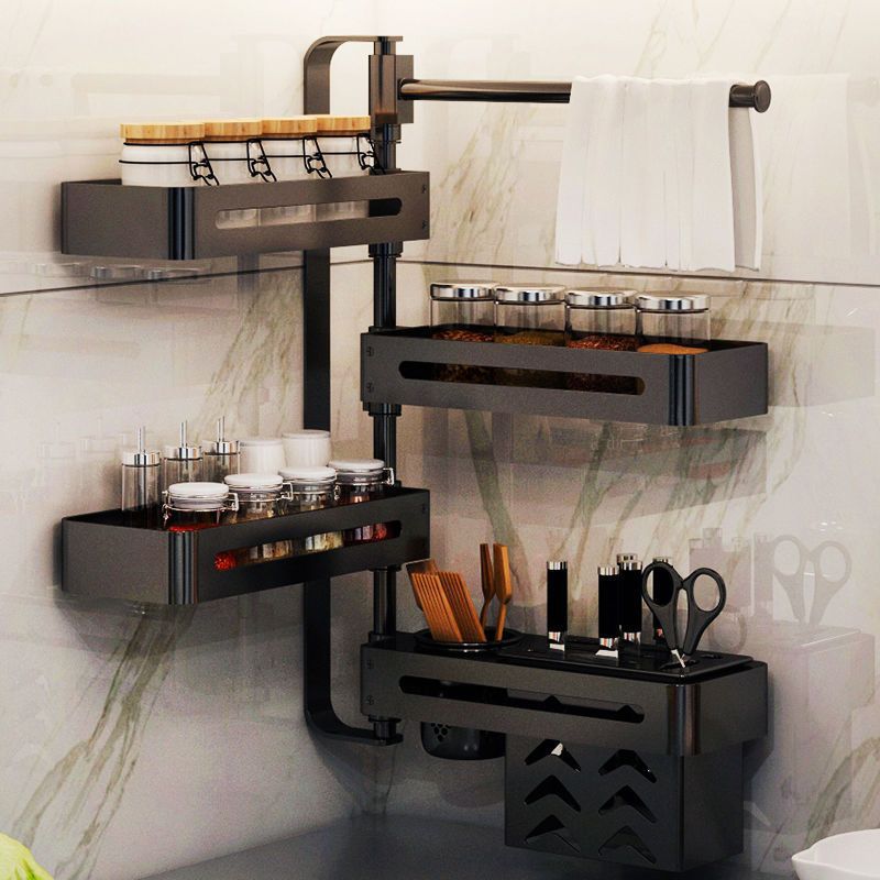 Kitchen Punch-free Multi-functional Storage Space-saving